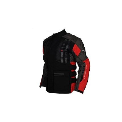 Venom Tourex Touring Siyah-Kırmızı Motosiklet Ceketi(KALIPLAR DARDIR)