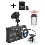 Wevolt MB-300 1296P 4″ IPS Dokunmatik Ekran Araç Içi Çift Kamera Gece Görüşlü. Araç Kamera. Hafıza Kartlı.