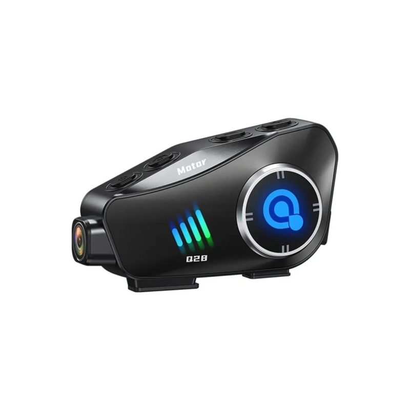 Bilişim Burada Bb-Q28 Intercom + 32Gb Sd Kartlı Kameralı Bluetooth Motosiklet Kask Kulaklığı – Sürüşte Üstün Iletişim Ve Eğlence!