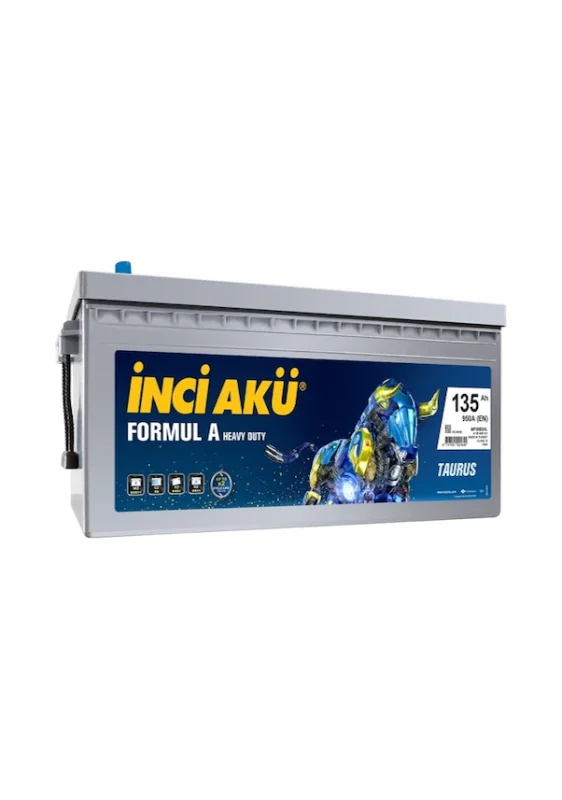 İnci Formul A Heavy Duty 12 V 135 Ah 950 A En Akü
