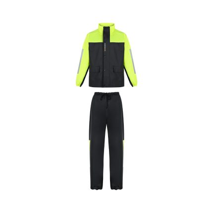 Nukrotech Astarlı Cepli Pvc Motosiklet Yağmurluk Su Geçirmez Alt Üst Takım