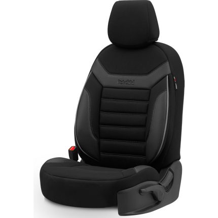 Otom Individual Design Airbag Dikişli Ekstra Destekli Özel Tasarım Oto Koltuk Kılıfı Siyah – Gri