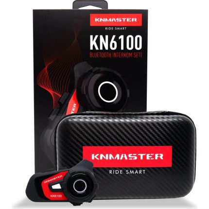 Venom Knmaster KN6100 Bluetooth Intercom Kulaklık Seti (Karbon)