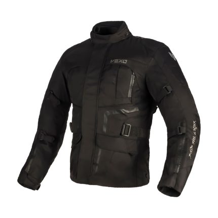 Vexo Adventure H20 4 Mevsim Motosiklet Montu Siyah