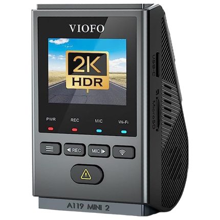 Viofo A119 Mini-2 Hdr 2k 60FPS 5ghz Wifi ve Gps’li Araç Kamerası